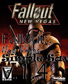 Box art for Fallout: New Vegas Simple Saves v.1.4