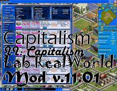 Box art for Capitalism II: Capitalism Lab RealWorld Mod v.11.01