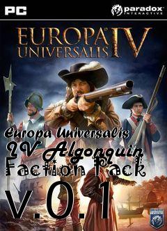Box art for Europa Universalis IV Algonquin Faction Pack v.0.1