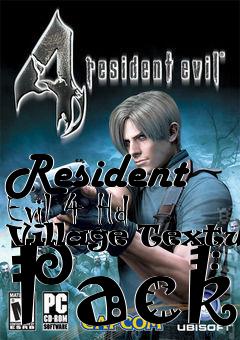 Box art for Resident Evil 4 Hd Village Texture Pack