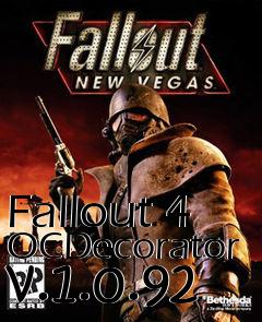 Box art for Fallout 4 OCDecorator v.1.0.92