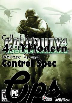 Box art for Call of Duty 4: Modern Warfare Ground Control Spec Ops