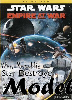 Box art for New Republic Star Destroyer Model