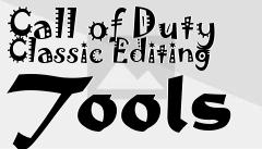 Box art for Call of Duty Classic Editing Tools