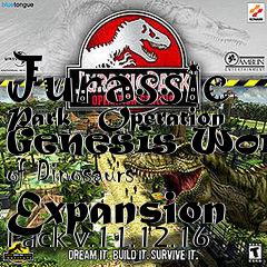 Box art for Jurassic Park - Operation Genesis World of Dinosaurs Expansion Pack v.11.12.16
