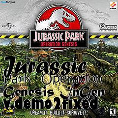 Box art for Jurassic Park - Operation Genesis InGen v.demo2fixed