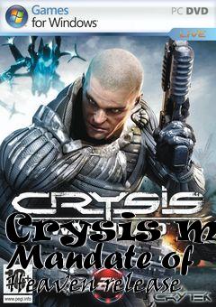 Box art for Crysis mod Mandate of Heaven release