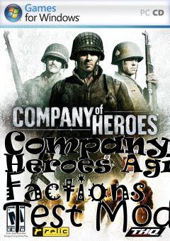 Box art for Company of Heroes Agile Factions Test Mod