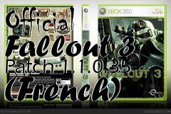 Box art for Official Fallout 3 Patch 1.1.0.35 (French)
