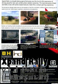 Box art for Xpand Rally v1.1 Patch (Hungarian)