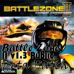 Box art for Battle Zone II v1.3 Public Beta Patch