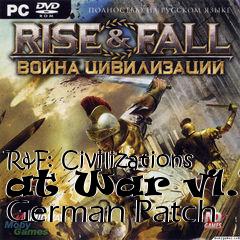 Box art for R&F: Civilizations at War v1.14 German Patch