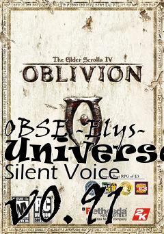 Box art for OBSE -Elys- Universal Silent Voice v0.91