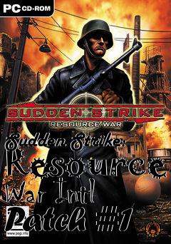 Box art for Sudden Strike: Resource War Intl Patch #1