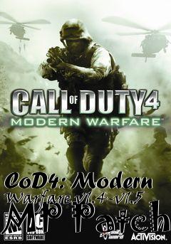 Box art for CoD4: Modern Warfare v1.4-v1.5 MP Patch