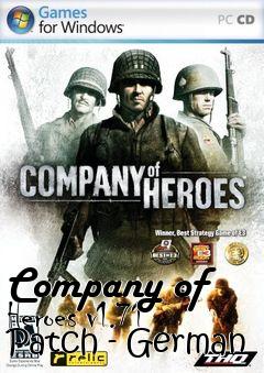 Box art for Company of Heroes v1.71 Patch - German
