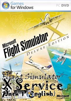 Box art for Flight Simulator X Service Pack 1 (English)