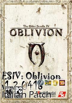 Box art for ESIV: Oblivion v1.2.0416 Italian Patch