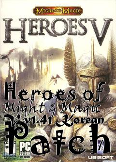 Box art for Heroes of Might & Magic V v1.41 Korean Patch