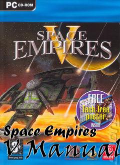 Box art for Space Empires V Manual