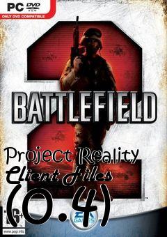 Box art for Project Reality Client Files (0.4)