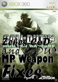 Box art for Zekes CoD and CoDUO MP Weapon Fixes