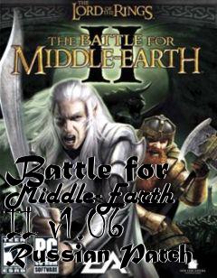 Box art for Battle for Middle-Earth II v1.06 Russian Patch