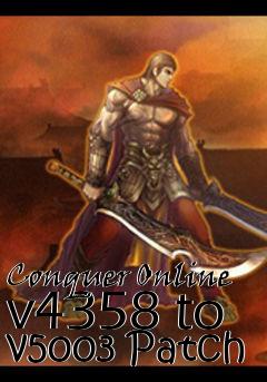 Box art for Conquer Online v4358 to v5003 Patch
