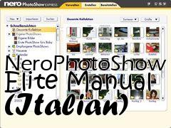 Box art for NeroPhotoShow Elite Manual (Italian)