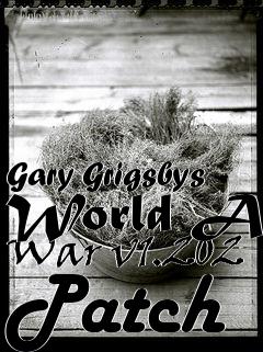 Box art for Gary Grigsbys World At War v1.202 Patch