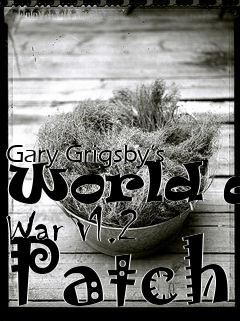 Box art for Gary Grigsby’s World at War v1.2 Patch