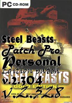 Box art for Steel Beasts Patch Pro Personal Edition patch v.2.304 � v.2.328