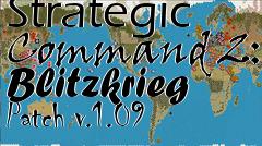Box art for Strategic Command 2: Blitzkrieg Patch v.1.09