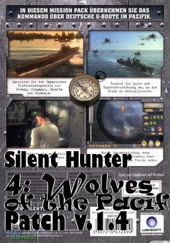 Box art for Silent Hunter 4: Wolves of the Pacific Patch v.1.4
