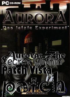 Box art for Aurora: The Secret Within Patch Vista patch
