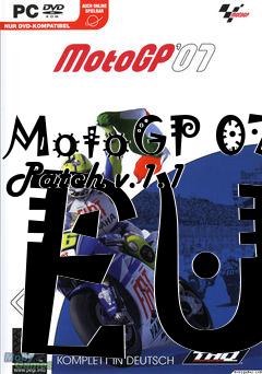 Box art for MotoGP 07 Patch v.1.1 EU
