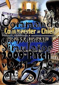 Box art for Commander in Chief: Geo-Political Simulator 2009 Patch v.2.41 US CD/DVD