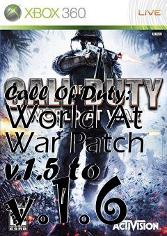 Box art for Call Of Duty: World At War Patch v.1.5 to v.1.6