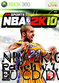 Box art for NBA 2K10 Patch v.1.1 EU CD/DVD