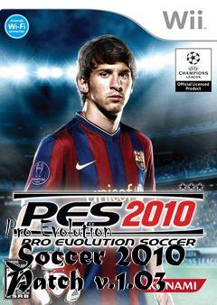 Box art for Pro Evolution Soccer 2010 Patch v.1.03