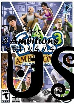Box art for The Sims 3 Ambitions Patch v.4.7.4 US