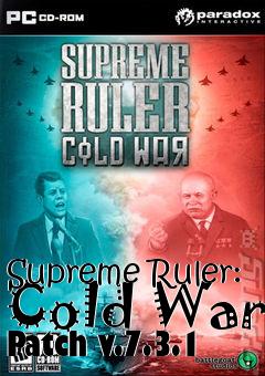 Box art for Supreme Ruler: Cold War Patch v.7.3.1