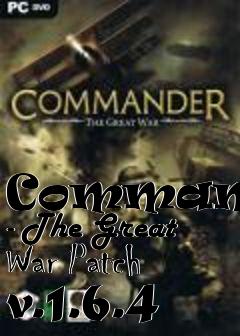 Box art for Commander - The Great War Patch v.1.6.4