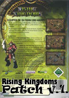Box art for Rising Kingdoms Patch v.1.2