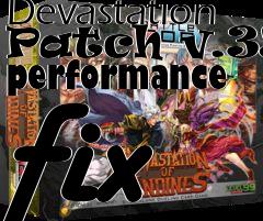 Box art for Devastation Patch v.390 performance fix