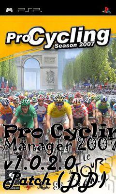 Box art for Pro Cycling Manager 2007 v1.0.2.0 Patch (DD)