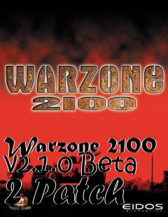 Box art for Warzone 2100 v2.1.0 Beta 2 Patch