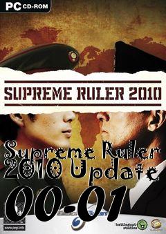 Box art for Supreme Ruler 2010 Update 00-01