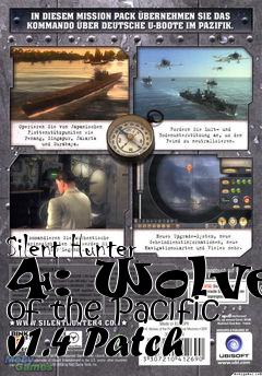 Box art for Silent Hunter 4: Wolves of the Pacific v1.4 Patch