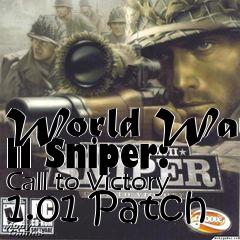 Box art for World War II Sniper: Call to Victory 1.01 Patch